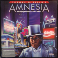 Amnesia Commodore 64  box art